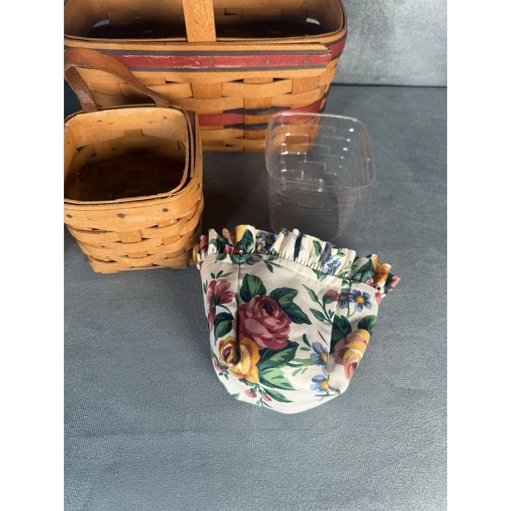 Longaberger Signed Dated  1994-96 -98 Chive Americana Basket Lot‎ of 3